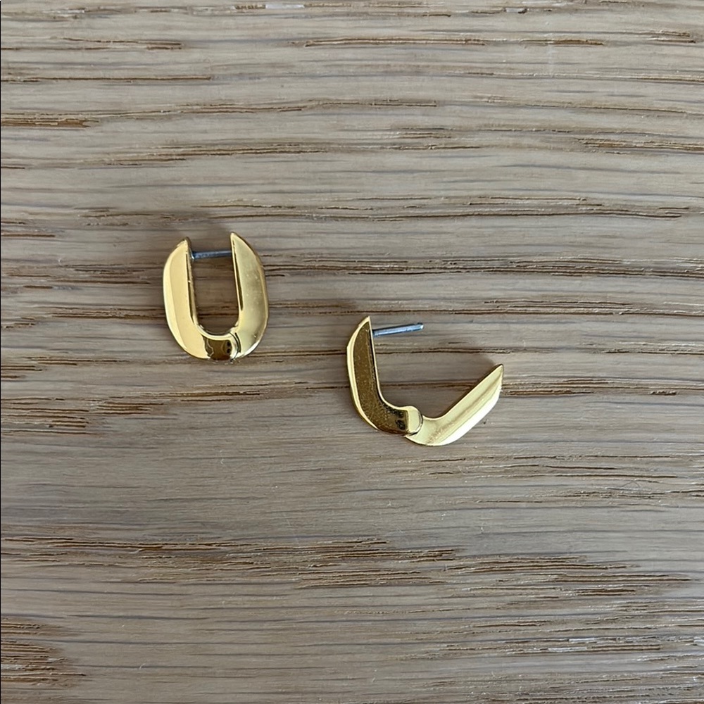 Jenny Bird Gold Minimalist Hoop Earrings